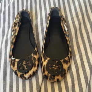 Tory Burch Leopard Print Ballet Flats